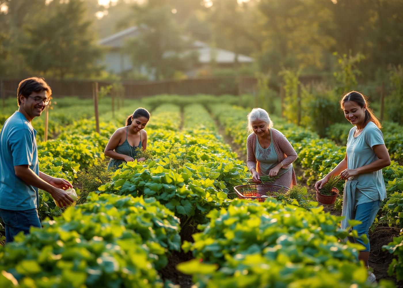 Harvest gathered by the community